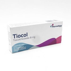 PHARMETIQUE TIOCOL 8MG X 10 TABLETAS RECUBIERTAS