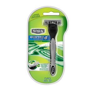 SCHICK MAQUINA QUATTRO TITANIUM SENSITIVE