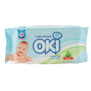 OKI TOALLAS HUMEDAS ALOE X72