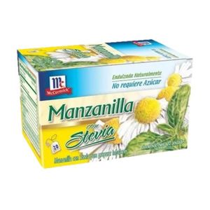 MC CORMICK MANZANILLA CON STEVIA X20