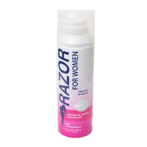 RAZOR ESPUMA AFEITAR F WOMEN CON ALOE  Y MANZANILLA 200 GR