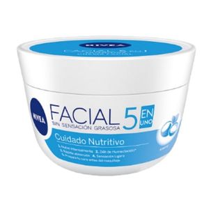 NIVEA CREMA FACIAL NUTRITIVA 5 EN 1 200 ML