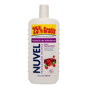 NUVEL CREMA HUMECTANTE EXTRACTO ARANDANOS 750 ML