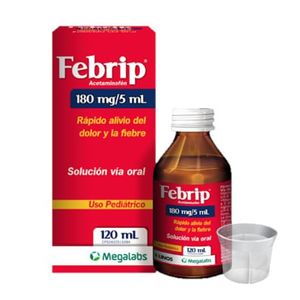 MEGALABS FEBRIP 180 MG  /5 ML X 120 SUSPENSION