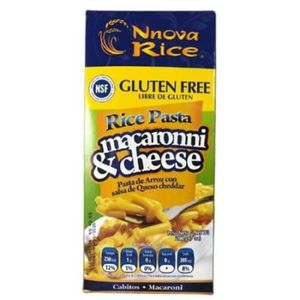 NNOVA RICE PASTA MACARRONI CHEDDAR SG 200 GR
