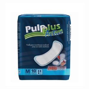 PULP PLUS TOALLAS SANITARIAS ACTIVE TALLA M X10