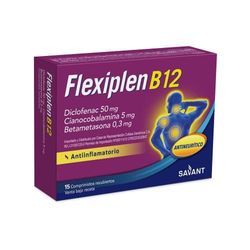 COFASA FLEXIPLEN B12 X 15 COMPRIMIDOS RECUBIERTOS