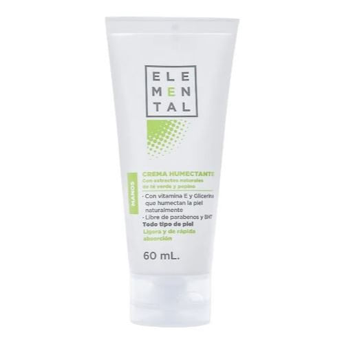 ELEMENTAL CREMA MANOS CON  EXTRACTOS DE TE VERDE Y PEPINO 60 ML