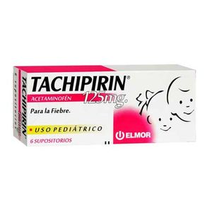 ELMOR TACHIPIRIN  125 MG X6 SUPOSITORIOS