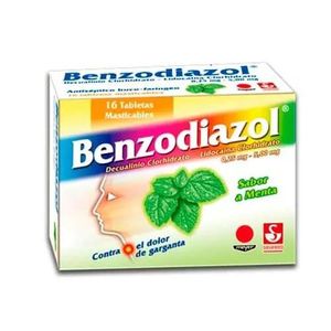 MEYER SIEGFRIED BENZODIAZOL TABLETAS MASTICABLES MENTA X16