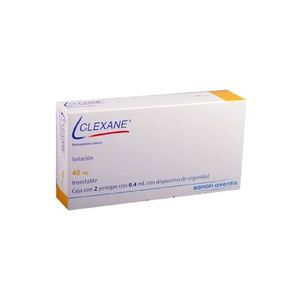 SANOFI CLEXANE  40 MG 0 4 ML X2 AMPOLLA