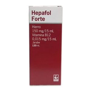SIEGFRIED HEPAFOL FORTE  150-0.015 MG 15 ML 120 ML JARABE