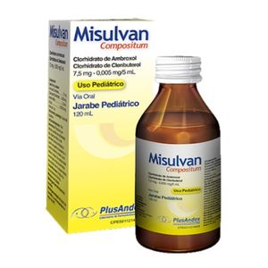 PLUSANDEX MISULVAN COMPOSITUM  PEDIATRICO 7.5 MG 5 ML X120 ML JARABE