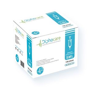 DIPHOCARE JERINGA 5 ML AGUJA 21 X1 1/2 UNIDAD