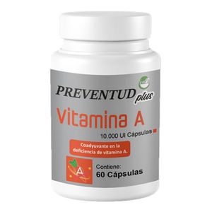 PREVENTUD VIT A 10,000UI X 60 CAPSULAS