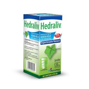 PHARMATIQUE HEDRALIV  SIN AZUCAR X120 ML JARABE