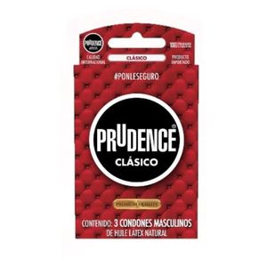 PRUDENCE CLASICO CONDONES X 3 UNIDADES