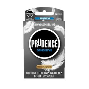 PRUDENCE SENSITIVE CONDONES X 3 UNIDADES