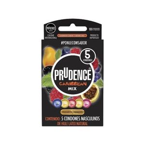 PRUDENCE CARIBBEAN CONDONES X 5 UNIDADES