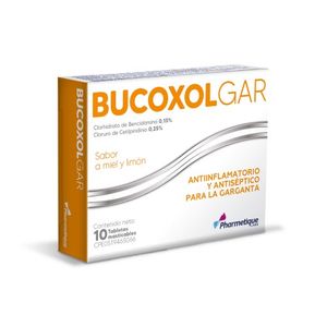 BUCOXOLGAR MIEL & LIMON  X 10 TABLETAS MASTICABLES