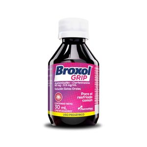 BROXOL GRIP PEDIATRICO 80 MG 0 5 MG 30 ML GOTAS