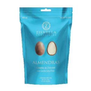 ZISNELLA CHOCOLATE CON LECHE Y ALMENDRA 40 GR