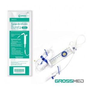 GROSSMED BURETA SET INFUSION ESTERIL 100ML