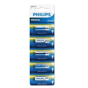 PHILIPS PILA BOTON ALCALINA 27A X1