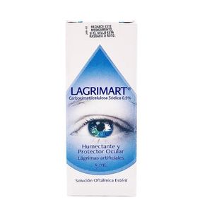 LAGRIMART SOLUCION OFTALMICA 0.5% X5 ML