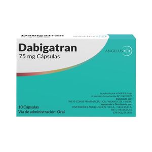 ANGELUS DABIGATRAN 75MG X 10 CAPSULAS