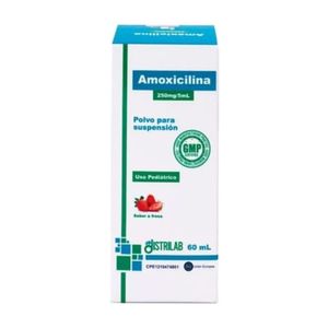 DISTRILAB AMOXICILINA PEDIATRICO 250MG5ML 60 ML SUSPENSION