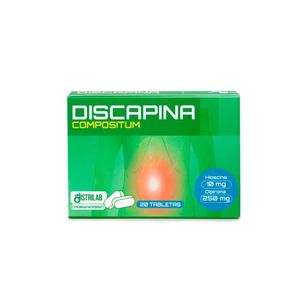 DISTRILAB DISCAPINA 10MG250MG X20 TABLETAS