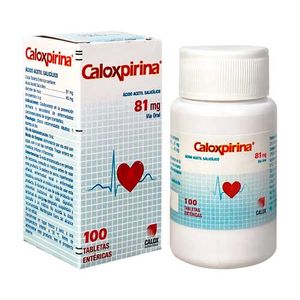 CALOXPIRINA 81MG X 100 TABLETAS