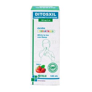 DISTRILAB DITOSXIL 100MG 5 ML JARABE DE FRESA