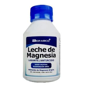 BIOFARCO LECHE MAGNESIO SABOR ORIGINAL 120 ML