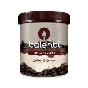 TALENTI HELADO LAYERS COOKIES CREAM 473 ML
