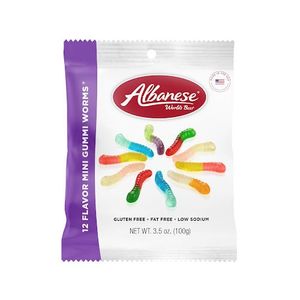 ALBANESE GOMITAS GUSANOS SURTIDOS SG 100 GR