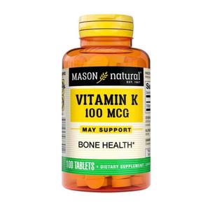 MASON NATURAL VITAMINA K MASON 100MCG X 100 TABLETAS