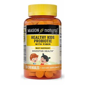 MASON NATURAL PROBIOTICOS CON FIBRA X 60 TABLETAS MASTICABLES