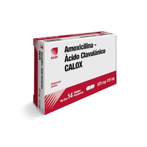 CALOX AMOXICILINA - CLAVULANICO 875MG 125MG X 14 TABLETAS RECUBIERTAS