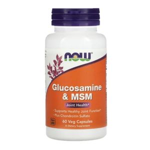 NOW GLUCOSAMINE MSM 60 CAPSULAS