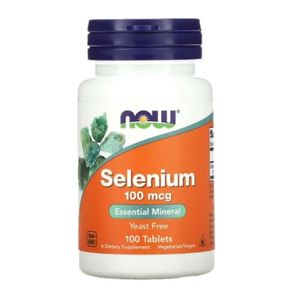 NOW SELENIUM 100MCG X 100 TABLETAS