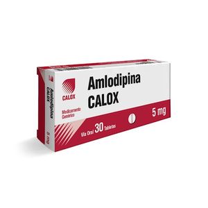 CALOX AMLODIPINA 5MG X 30 TABLETAS