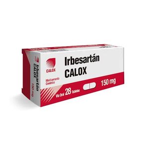 CALOX IRBESARTAN 150 MG X 28 TABLETAS