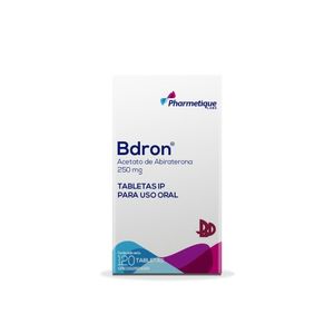 PHARMETIQUE BDRON ACETATO ABIRATERONA 250MG X 120 TABLETAS