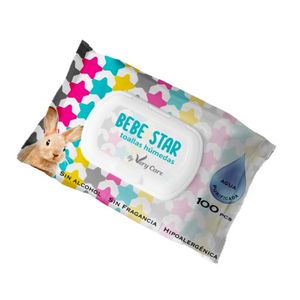 VERY CARE TOALLAS HUMEDAS BEBE STAR X 100