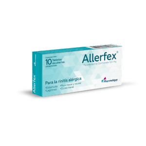 PHARMATIQUE ALLERFEX 120 MG X 10 TABLETAS RECUBIERTAS
