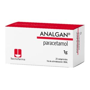 TECNOFARMA ANALGAN 1G X 20 COMPRIMIDOS