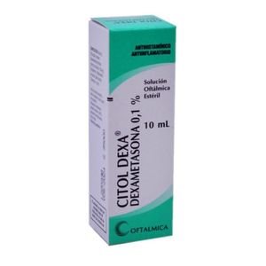 CITOL DEXAMETASONA 0,1% X 10 ML SOLUCION OFTALMICA