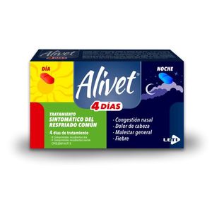 ALIVET X4 DIAS TRATAMIENTO COMPRIMIDOS